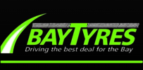 Bay Tyres Black background